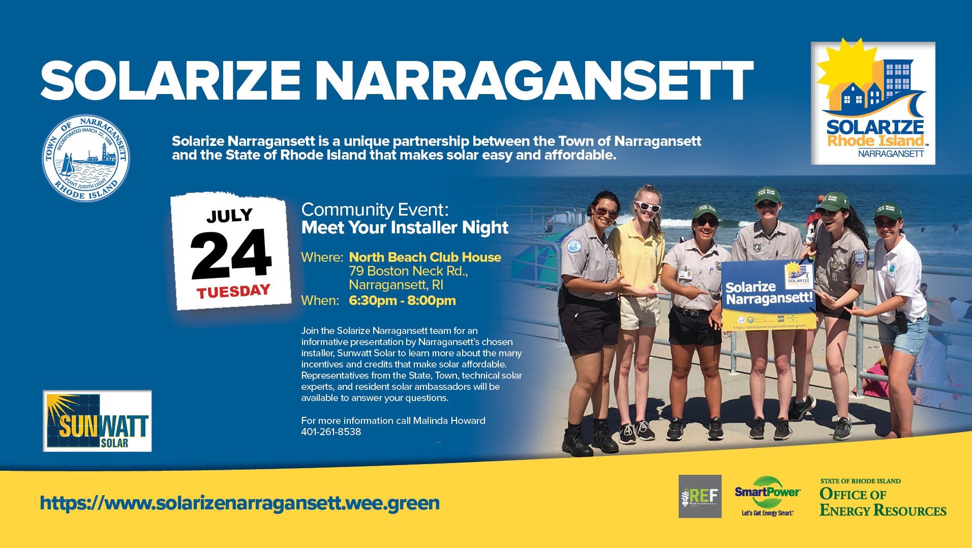 Meet Your Narragansett  Installer Event - Sunwatt Solar